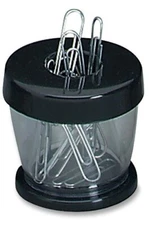 Advantus 700B Black Paper Clip Caddy (Pack 6)