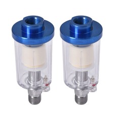 Labwork A Pair Of Spray Gun 14 Air Line Mini Trap Clear Painting Moisture
