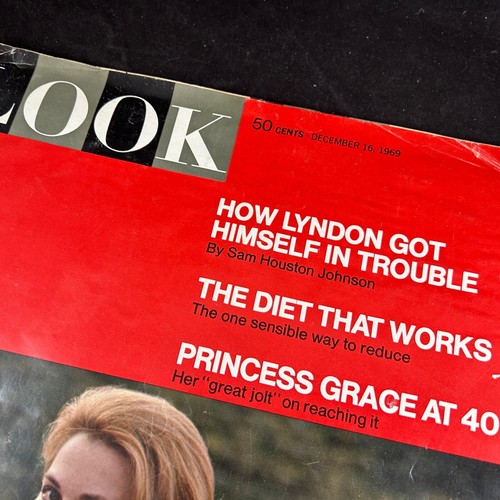LOOK MAGAZINE DECEMBER 16 1969 VTG MAGAZINE PRINCESS STEPHANIE GRACE CAROLINE - Imagen 5 de 9