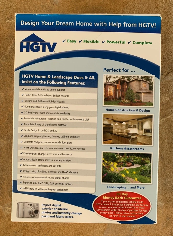 HGTV Home & Landscape Platinum Suite Design Software 2010 Windows XP Vista - Image 2 of 4