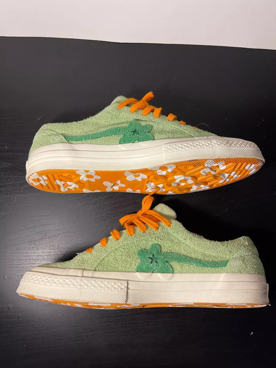Converse One Star OX X Golf Le Fleur Jade Lime Mens Size 8.5 Suede