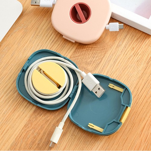 3 Pcs Data Cable Storage Box Travel Sleeves Cord Management Organizer Case - Afbeelding 8 van 12