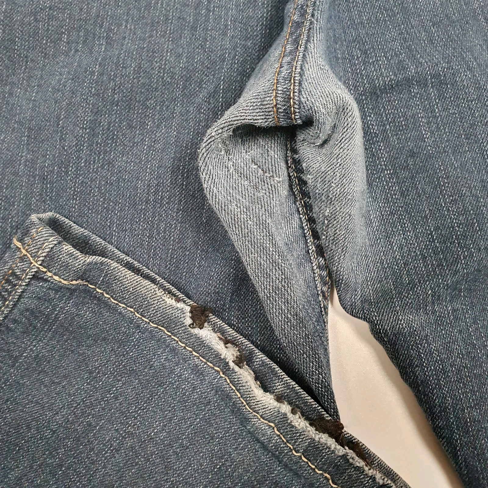 Womens DICKIES Casual Bootcut Fit Blue Denim Jeans Trousers  UK20 image 4