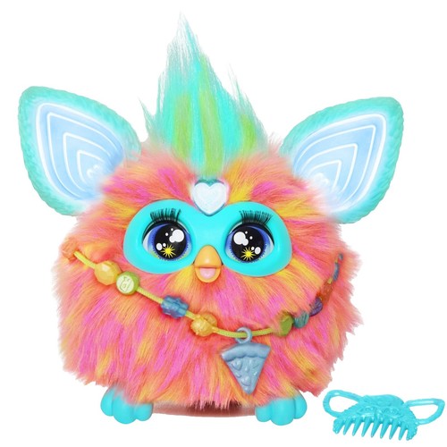 FURBY Interactive Pink Blue Plush Pet Toy Hasbro Electronic