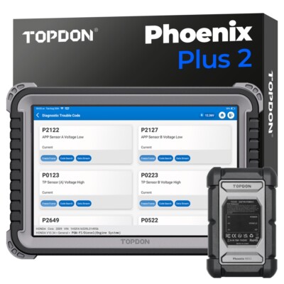 2025 TOPDON Phoenix Plus 2 PRO ECU Coding Tool Full System Diagnostic Scanner