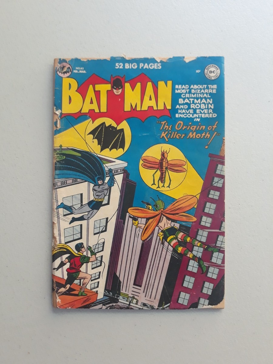 Batman 63 DC Comics 1st Killer Moth 1951 | eBay