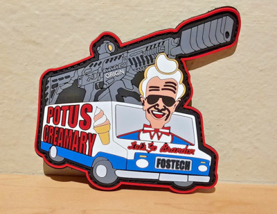Shot Show 2024 Exclsuive Fostech POTUS Creamery Biden Patch Rare Lets go Brandon