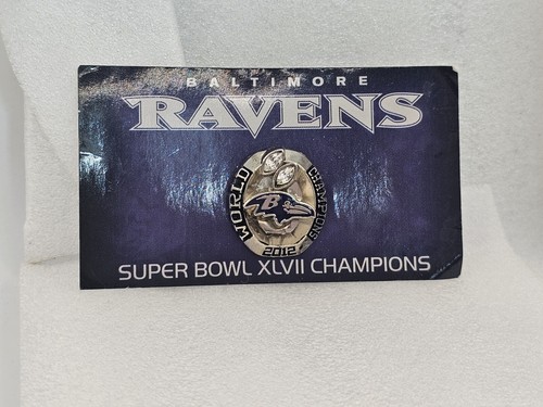 Baltimore Ravens Super Bowl Ring 2012 47 Pin New - Picture 3 of 4