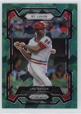 2024 Panini Prizm Green Ice Prizm Lou Brock #280 HOF 1fa0