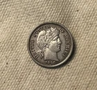 1893 Barber Dime Nice Original Choice AU QA1054