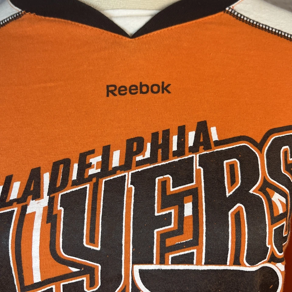 Reebok Philadelphia Flyers NHL Colección Face Off Manga Larga Mujer’s Talla XL Foto 2 de 4