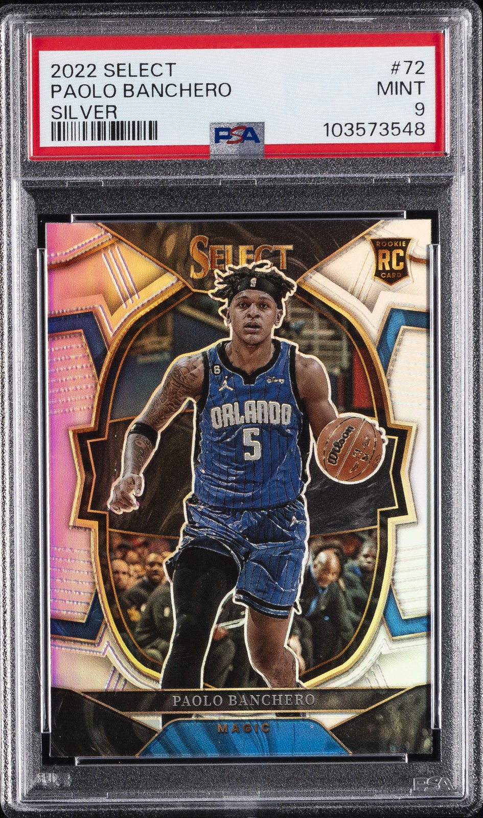 2022 PANINI SELECT SILVER #72 PAOLO BANCHERO PSA 9