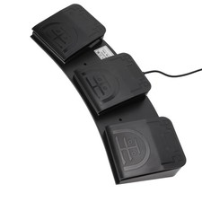 USB Foot Pedal Triple Keys MIDI Controller Mechanical Switch Programmable