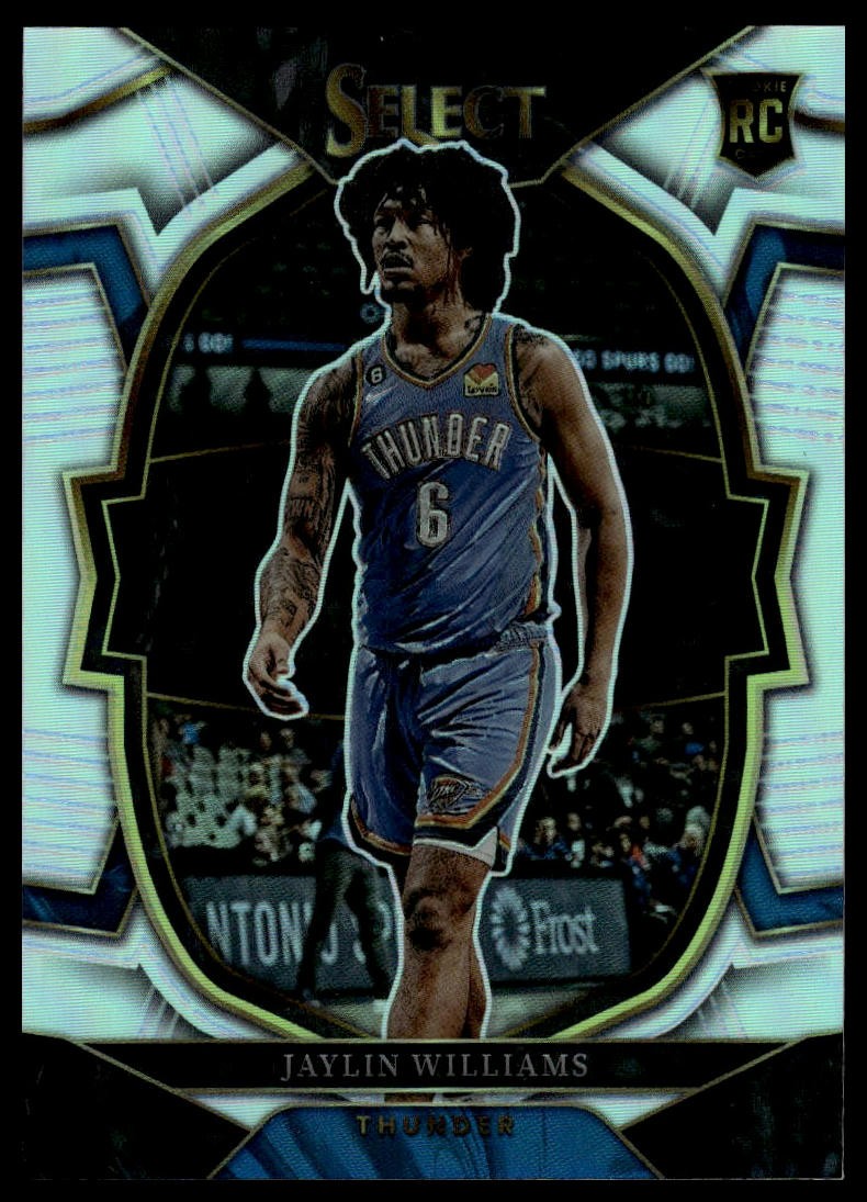 2022-23 Panini Select #99 Jaylin Williams Silver Prizms