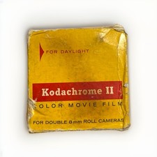 Double 8mm Roll Cameras Kodachrome II Color Movie Film 25ft K459