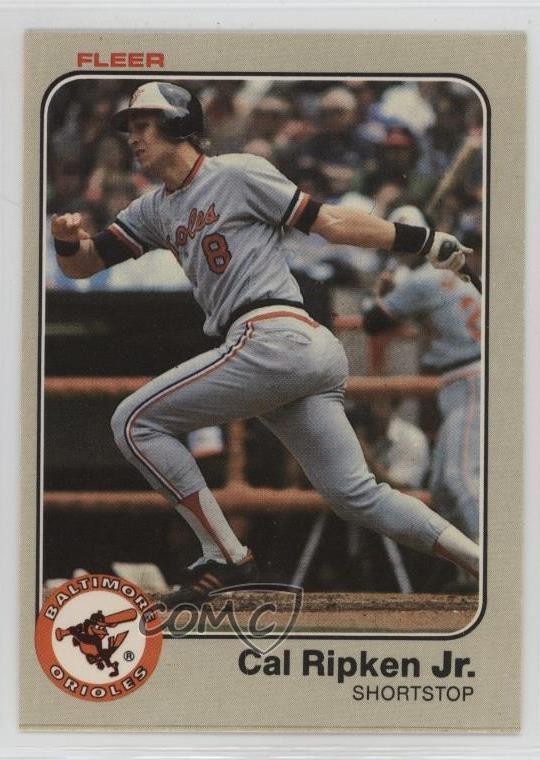 1983 Fleer Cal Ripken Jr #70 HOF 19zq
