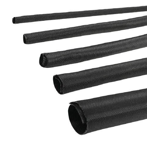 Customizable Black Expandable Cable Sleeve 516mm for Wire Organization