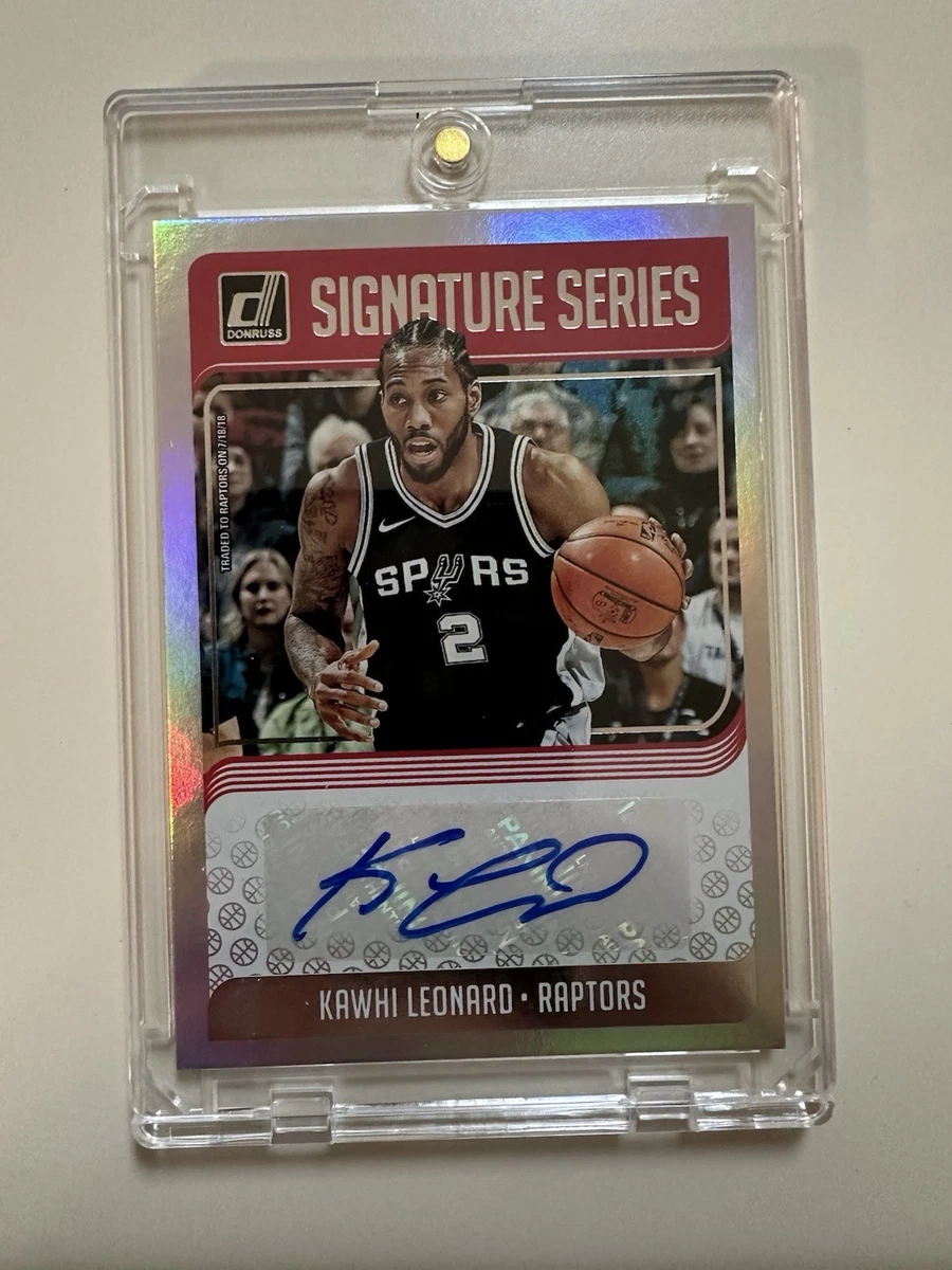 Kawhi Leonard Basketball Autographed Sports Trading Cards