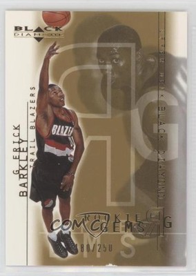 2000 Upper Deck Black Diamond Gems Gold 180/250 Erick Barkley #110 Rookie RC 3c7