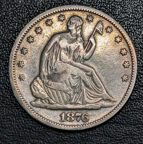 1876-S Seated Liberty Half Dollar. VF Details. San Francisco Mint