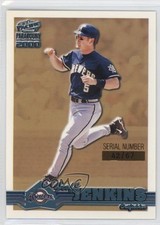 2000 Pacific Paramount Platinum Blue 42/67 Geoff Jenkins #130 h3a