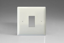 Modular Grid System White PowerGrid Plate Polar 1-Gang Varilight XOPGY1