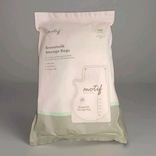 Motif Medical Breast Milk Storage Bags 8oz Single Use Bags 100 count BPA-Free