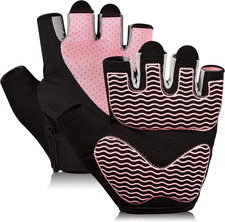 Gym Gloves - Fingerless, Breathable Workout Gloves for Weightlifting, Cycling