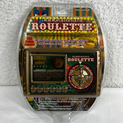 Excite Electronic Handheld Casino Roulette Game Realistic Model #3767 Sealed