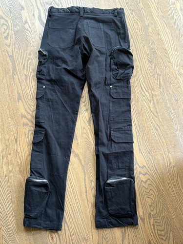 Pantalon cargo noir American Stitch plusieurs poches léger homme taille 32 neuf avec étiquette - Photo 5/11