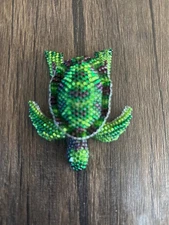 Beautiful Handmade? Beaded 2 1/2 Inch Sea Turtle