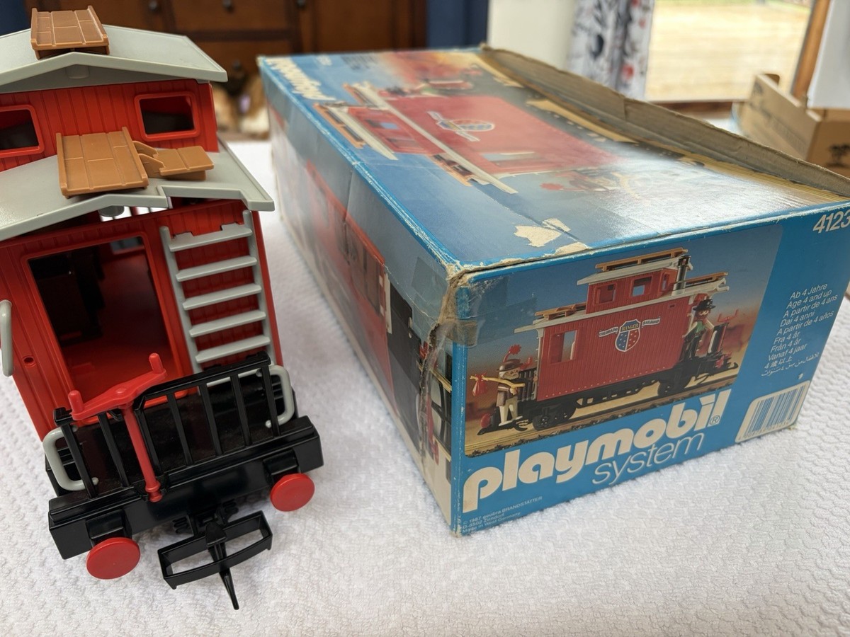 Playmobil 4123 - Wagon De Train Vintage 1987 - Neuf Collector Allemagne