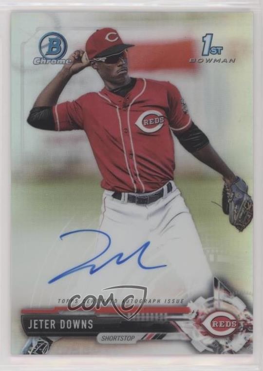 2017 Bowman Draft Chrome Pick Refractor 441/499 Jeter Downs #CDA-JD Auto 08jk