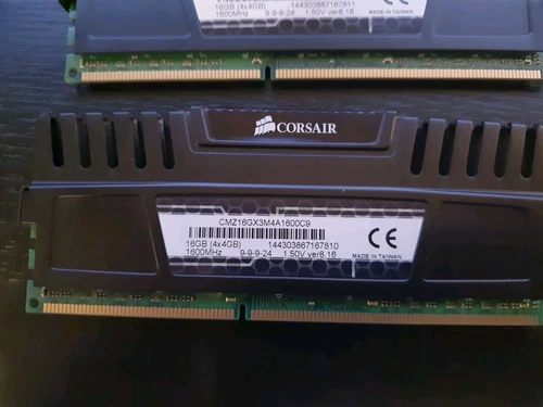 Corsair PC3-12800 4x4 GB DIMM 1600 MHz PC3-12800 DDR3 Memory (CMZ16GX3M4A1600C9) - Picture 7 of 7