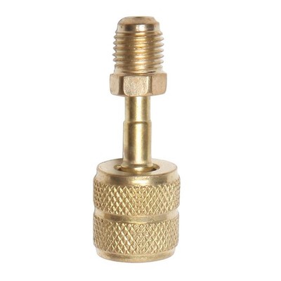 1x Kältemittel Tank Vakuumpumpe Adapter Fit for Mini Split System HVAC R410a Acc