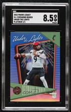 2022 Panini Legacy Under the Lights Platinum 1/1 Desmond Ridder SGC 8.5 b2g
