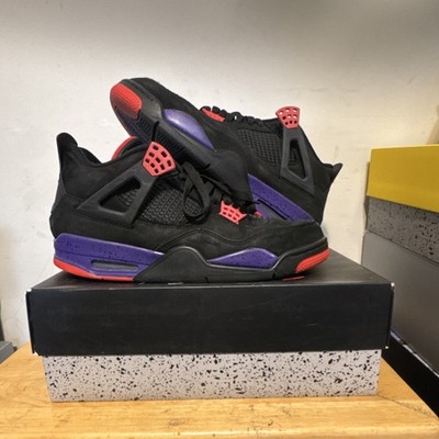 Jordan Air Jordan 4 Retro NRG Raptors Drake Black/Red/Purple AQ3816-056 2019 Sn 