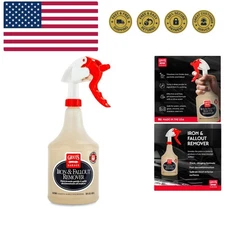 Iron and Fallout Remover for Car Detailing and Cleaning, Remove Rust, Embedde...