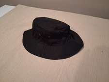 HSQ Harvard Square Bucket Hat Adult Black Cotton