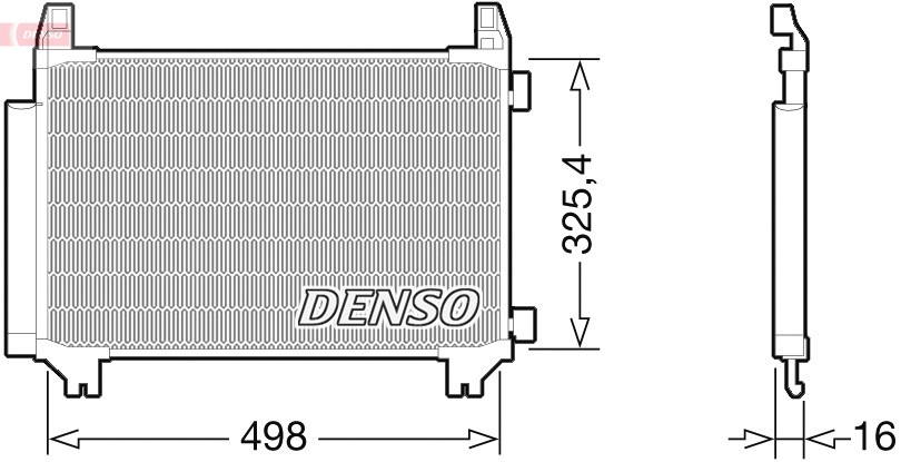 Fits DENSO DCN50028 CONDENSER TOYOTA ⭐UK Stock⭐