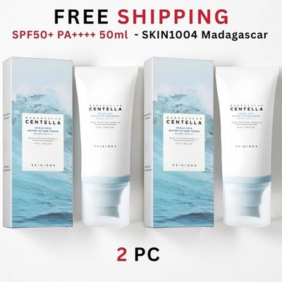 SKIN1004 Madagascar Centella Hyalu-cica Sunscreen Sonnenserum LSF 50+ 50ml 2 Stück