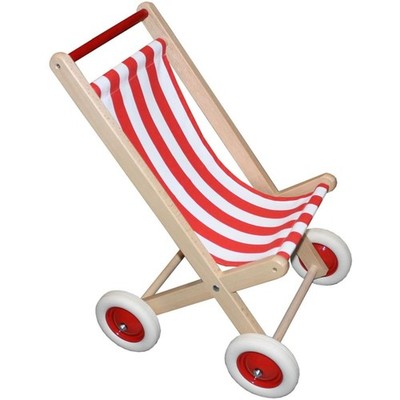 Holz Wenzel 350009 - Puppenbuggy Maya Kinderwagen Puppenwagen Spielzeug Kinder