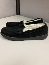 Vionic Women's Lynez Black Suede Slipper Size 8.5 Medium Width