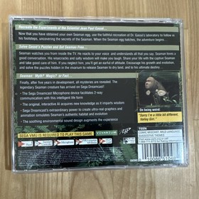 SEGA Seaman Sega Dreamcast NTSC-U/C Voice Activated Game Microphone VMU