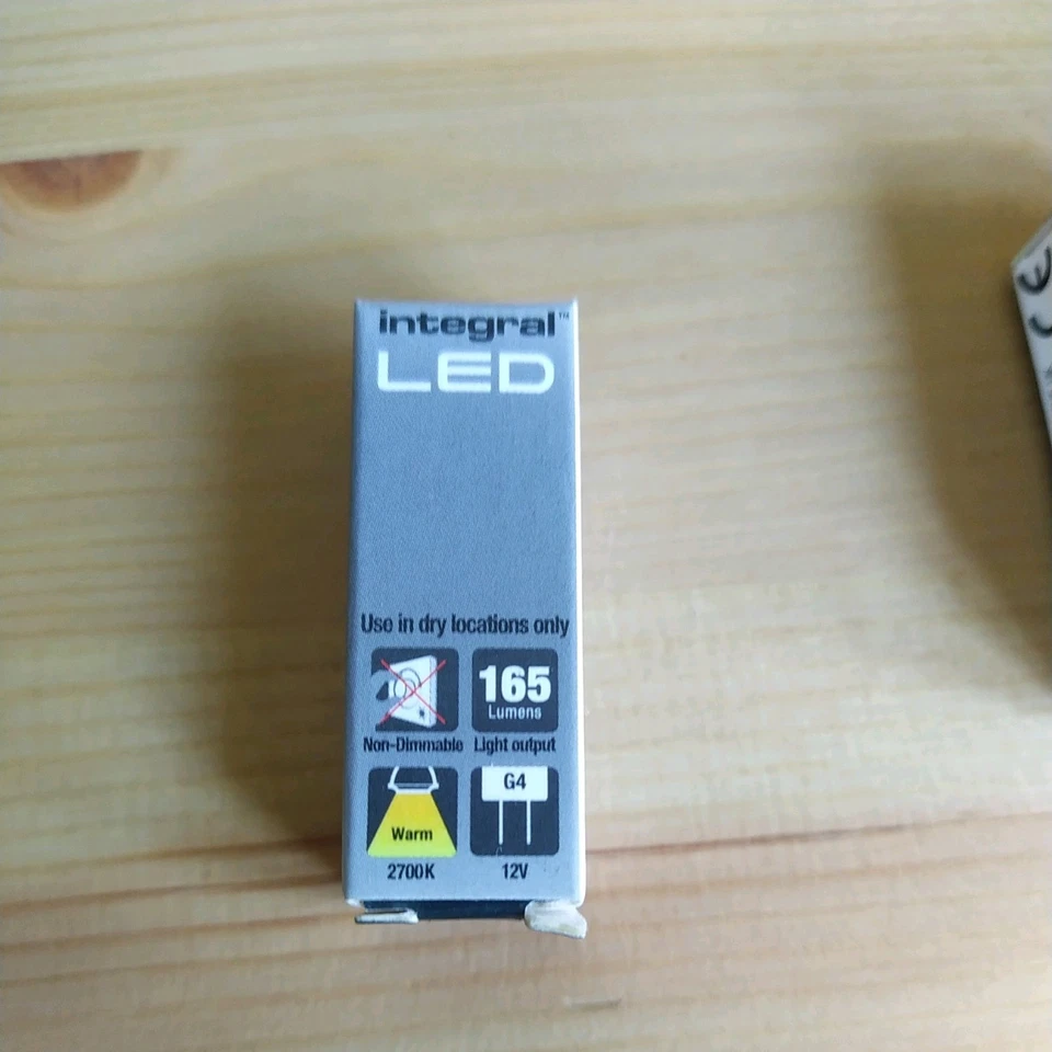Integral LED G4 1.5W (20W) 2700K Warm 165lm Non-Dimm 300 deg beam angle Lot of 4 - Image 3 of 4