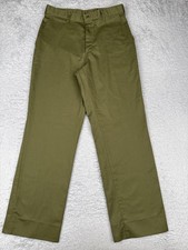 Boy Scouts of America Pants Mens 32x32 Olive Green Straight Leg Twill Flat 1997