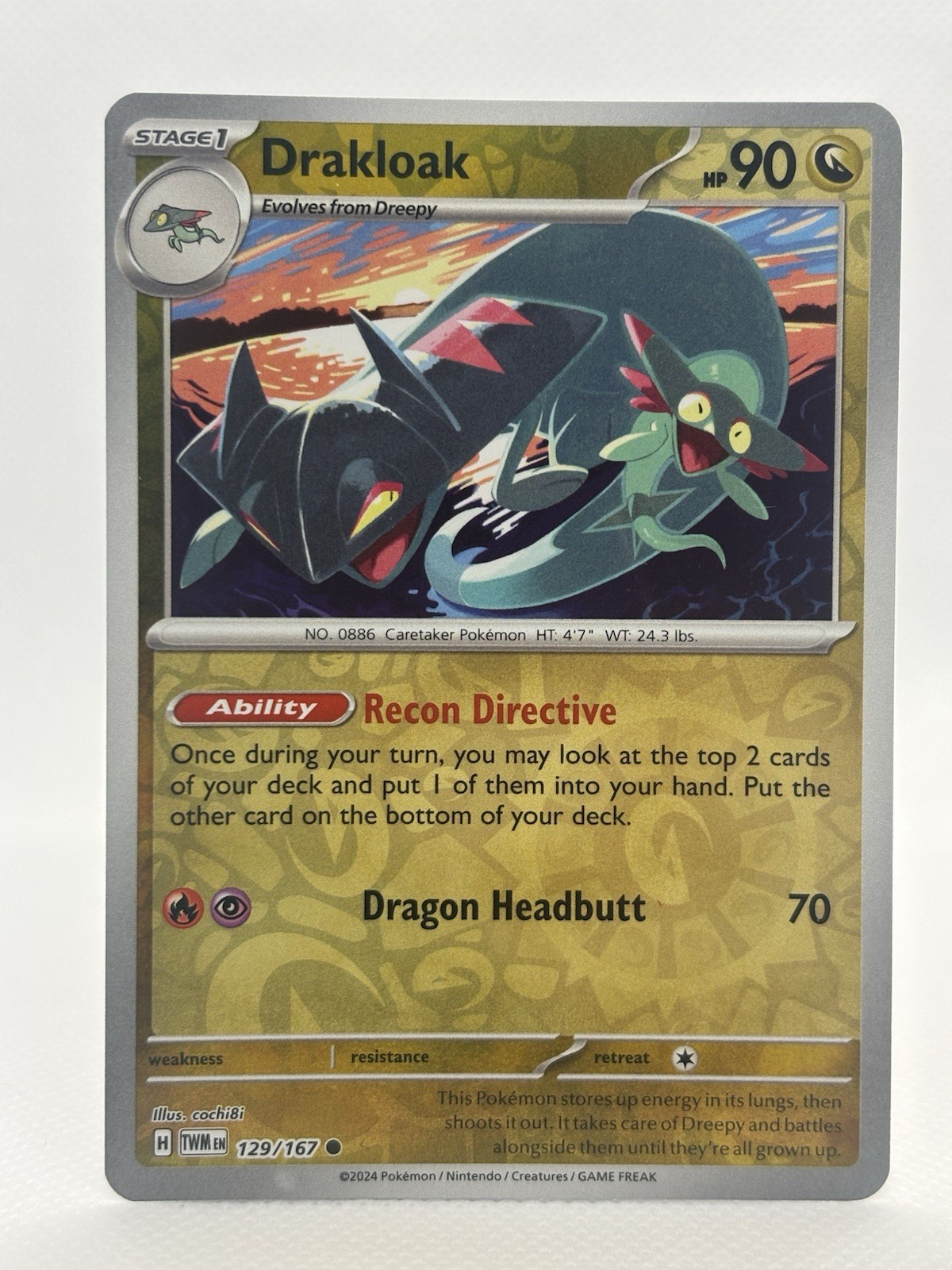 Drakloak #72 2025 Scarlet - Violet Series - Prismatic Evolutions Common Pokemon