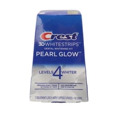 Crest 3D Whitestrips Pearl Glow Teeth Whitening Kit 7 Treatments EXP 12/2025