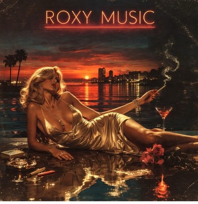 Roxy Music On Red Vinyl LP. Live In The UK 1974