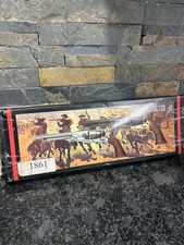 Decorative Replica Revolver .45 Wood Grip Armi Spain w/ Box Display Prop